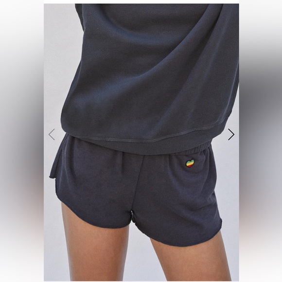 Spiritual Gangster kids shorts size 12~Ziggy Marley cut off gym shorts w/pockets - Picture 2 of 11